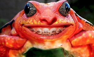 Teeth bracket frog